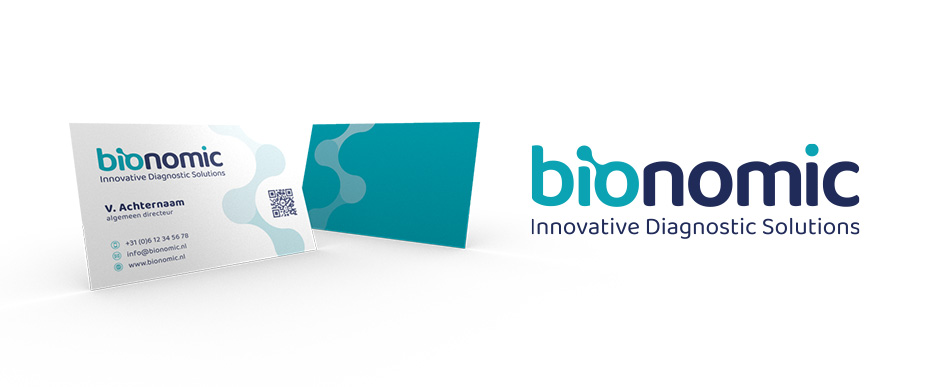 Logo en visitekaartje ontwerp Bionomic BV